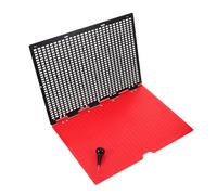 Healifty Tablette D'écriture en Braille 27 Lignes 30 Cellules en Plastique Espacement Précis pour Aveugles, Outil D'apprentissage pour Étude à Domicile