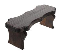 Healifty Tabouret Bois Massif Japonais Petit Banc Mobile pour Salon Bureau Chambre Coin Thé et Entrée Tabouret Compact Polyvalent