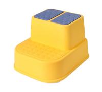 Healifty Tabouret De Toilette Antidérapant Double Plastique pour Garçon Fille Et Tout-Petits Jaune