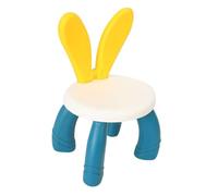Healifty Tabouret Garçon Fille Antidérapant Plastique avec Design Cartoon Oreilles de Lapin Siège Confortable et Robuste pour Garçons et Usage Intérieur et Extérieur