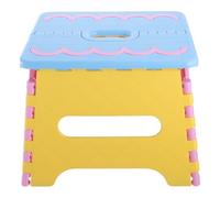 Healifty Tabouret Pliant Portable Bleu 18 Cm en Plastique Épais, Petit Tabouret Multifonction Cuisine, Salle de Bain, Jardinage et Extérieur, Marchepied Léger et Compact pour Adultes