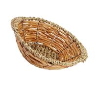 Healifty Tapis Osier Tressé pour Casseroles Pierre Dessous de Plat Isolant Paille Naturelle Support de Table Chaleur pour Cuisine et Repas Quotidiens