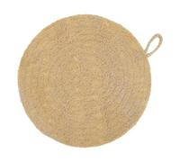Healifty Tapis Vapeur Rond en Luffa Naturel 20 Cm Filet Antiadhésif Réutilisable pour Cuiseur Vapeur Écologique Beige Dim Sum et Raviolis