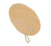 Healifty Tapis Vapeur Ronds Fibres Naturelles Luffa Tapis Cuisson Pliable Réutilisable Antiadhésif pour Cuisine Maison pour Vapeur de Légumes et Poissons