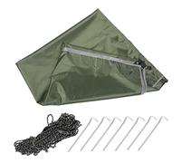 Healifty Tarp de Camping Imperméable Oxford Anti-UV avec Protection Solaire pour Personnes Tente de Plein Air Militaire Verte sans Arceaux Léger et Résistant pour Randonnée et Pique-