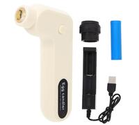 Healifty Testeur de Bougies LED à Lumière Froide Petit Format pour Incubation, Lampe Puissante Portable pour Œufs de Poule, Batterie Rechargeable, Équipement D'incubation Précis et Solide