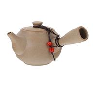 Healifty Théière Kyusu 15 Cm En Céramique Brute Anse Latérale Ergonomique, Théière Japonaise Pour Service à Thé Kung Fu Et Usage Domestique