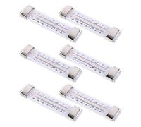 Healifty Thermomètres de Réfrigérateur Fiables Haute Précision 6 Pièces Analogiques Matériau Solide Usage Professionnel Domestique pour Congélateur et Supermarché