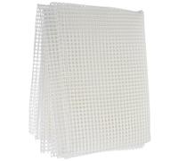Healifty Toile à Mailles pour Crochet à Loquet Blanc en Plastique, Pratique et Facile à Couper Confection de Tapis et Projets Artisanaux