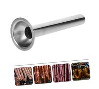 Healifty Tube de Remplissage Saucisses Acier Inoxydable pour Poussoir Manuel Entonnoir Farce Saucisse Portable et