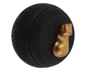 Healifty Urne Funéraire pour Chat en Ciment 350 ML Boîte Commémorative Noire pour Cendres d'animaux de Compagnie Joint Étanche, Compacte et Résistante, pour Souvenir et Recueillement