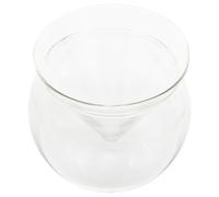 Healifty Verre à Cocktail Rond en Verre Blanc, Surface Lisse et Facile à Nettoyer, pour Restaurant ou Boutique de Dessert, Coupe Créative pour Jus ou Dessert