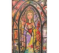 Healing Angel Journal: Beautiful Art Painting - Self Healing - Finding Peace And Happiness - Blessed Holy Inspirational Christian Angel Bible Prayer Protection Book - 6x9 Blank Dotted Lined Notebook D