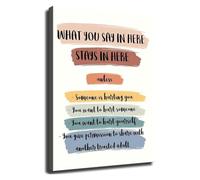 Healing From Within Inner Struggles Mental Wellness Poster for Counseling Office Bedroom Calm Wall Art for Therapist Psychologist Waiting Room