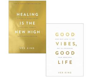 Healing Is the New High & Good Vibes, Good Life 2 Books Collection Set by Vex King