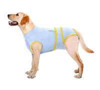 Healing Support Garment, Sensitive Skin Solution, 14.5 inches Lightweight with Stretchable Weave, Ergonomic Abdominal Support Shield, Reinforced Joint Patch with Snug Fit, Daily Cover for Female Male