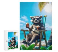 Healing The Beach, 1000 PCS Puzzle De Table pour Adultes, Attention À Offrir - pour Un Défi Gratifiant Le W nd