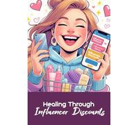 Healing Through Influencer Discounts: Funny gift - Notebook | Book with empty lined pages | 6" x 9" (15.24 x 22.86 cm) Part of Collection named "Unreal Self-Help" | 200 pages, Perfect gag gift