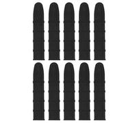 HEALLILY 10 Pièces Fourreau de Tronçonneuse, Cache-chaîne pour Guide-chaîne, Étui de Protection PE Noir, Compatible Lame de Chaîne et Guide-chaîne, Usage Domestique et Extérieur,