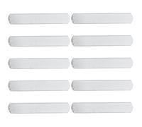HEALLILY 10 pièces Plaques Acier pour Gilet Lesté Barres Entraînement Lestées Acier Inoxydable Poids Fitness Pratiques pour Musculation et Exercices Design Tête Ronde Antirouille Adaptées