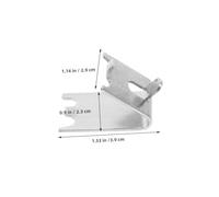 HEALLILY 12 Pièces Clips Support Détagère Acier Inoxydable Renfort Robuste pour Réfrigérateur et Congélateur Accessoires de Rangement Polyvalents pour Armoire à Boissons et Usage Commercial
