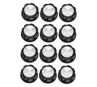 HEALLILY 12 Pièces Pot de cuisson multifonctionnel boutons de commande en plastique bouton de remplacement en plastique boutons de cuisinière universels bouton d'autocuiseur abdos Noir