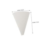 HEALLILY 120 Pièces Lot de Entonnoirs Papier Jetables pour Vidange Huile Automobile Entonnoirs Flexibles Multifonctions pour Remplissage Carburant et Bouteilles de Cuisine
