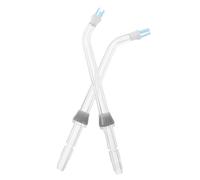 HEALLILY 2 Pièces Embouts de Rechange pour Irrigateur Buccal en Acrylique, Compatibles Hydropulseur Portable, Élimination Avancée Plaque, pour Usage à Domicile Voyage