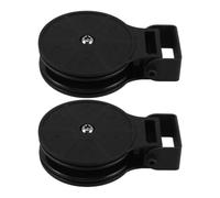HEALLILY 2 Pièces Poulie de Fitness à Câble Silencieuse Roulement Abs et Fer, Système Multifonctionnel pour Entraînement de Force à Domicile, Équipement Gym Robuste