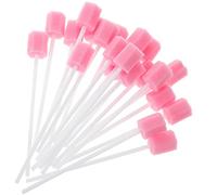 HEALLILY 200 PIÈCES Rose Bouche De Nettoyage Tampons Éponge Soins Bucco- Dentaires Éponges Brosse en Mousse pour Dentistes Oral Care