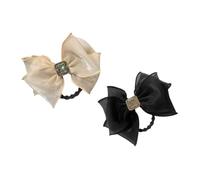 HEALLILY 2pcs Nœuds Délicats en Organza Légers pour Cheveux, Accessoires Coiffure Femme Adorables, Utilisables Bracelets pour Nombreuses Occasions