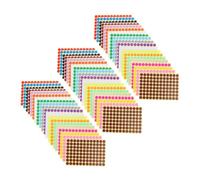 HEALLILY 3 Ensembles Lot de Dautocollants Colorés Pastilles Adhésives Résistantes à Lhumidité et Aux Intempéries Étiquettes Repositionnables Vives pour Organisation Bureau École et Maison