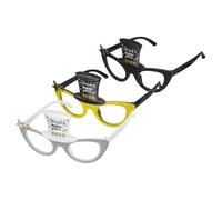 HEALLILY 3 Pièces Lunettes An Lunettes Novelties pour Photos Accessoires Réveillon Comprenant