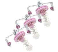 HEALLILY 3 Pièces Tendeur de Machine à Tricoter en Acier Inoxydable et Céramique Compatible Large pour Améliorer L'efficacité du Tricot sur Machine à Tisser et Tricoter