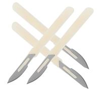HEALLILY 4 pièces Couteau Boulangerie Acier Au avec Échelle Lot de Outil Ergonomique pour Découpe Précise de Toast et Pâtisserie