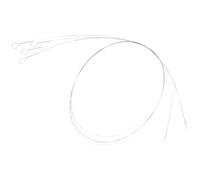 HEALLILY 4 pièces Lot de Fils Coupe Fromage Acier Inoxydable Outil Cuisine pour Trancher Beurre Fromage Dur et Jambon Remplacement Facile pour Usage Domestique et Professionnel