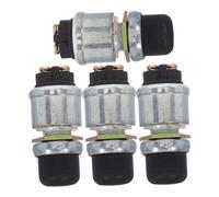 HEALLILY 4 Pièces Push Button Engine Start Switch Momentary Ignition For Cars Trucks Boats Rvs Industrial Machinery With Cap