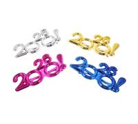 HEALLILY 4 Pièces verres de décoration de fête lunettes drôles pour la fête lunettes de fête du nouvel an lunettes de fête de nouveauté lunettes de soleil décoratives Plastique