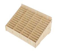 HEALLILY 48grille Support De Bureau Bois Pour Téléphones Organiseur De Téléphones à Compartiments Pour Bureau Salle De Classe Et Réunions