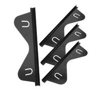 HEALLILY 4pièces Couvercles De Remplissage Pour Cuisinière Acier Inoxydable Réglables Protection Des Espaces Entre Le Four Plan De Travail Accessoires De Cuisine Pratiques Et Élégants