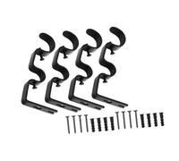 HEALLILY 4pièces Lot de Supports De Tringle à Rideau Réglables pour Mur Compatibles avec Rideaux Simples Conception Stable Et Élégante