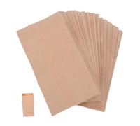 HEALLILY 50 Pièces sac pochette contenant actuel sac d'emballage de bonbons papier d'emballage en papier brun sacs de faveurs de mariage faveur sacs papier kraft Kaki