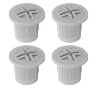 HEALLILY 8 Pièces Accessoires de Capuchon à vis à glissière Couvercle à vis en Plastique Pièces de Rechange à Rail de Diapositives Bouchon à vis en Plastique Gris Clair