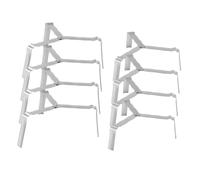 HEALLILY 8 Pièces Support de Cuisson Acier Inoxydable Trépied Stable pour Cuisson Vapeur Supports Ronds pour Cocotte- Friteuse à Air et Marmite Rack Refroidisseur pour Pâtisserie