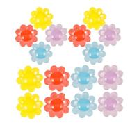 HEALLILY Accessoires Vélo 50pcs Perles à Rayons en Plastique Décoratives pour Décor Roue Vélo Clip de Roue Simple et Pratique pour Bicyclettes