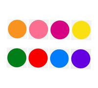HEALLILY Autocollants de sol circulaires de couleur pour la maternelle, l'organisation de la salle de classe et le positionnement des activités, utilisation en intérieur et en extérieur