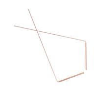 HEALLILY Baguette de Sourcier en Cuivre Pur pour Recherche de Veines de Dragon, Application Polyvalente, Améliore le Feng Shui, pour Usage Commercial et Bureau