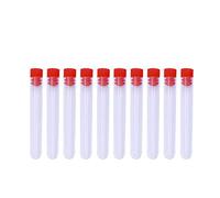HEALLILY Boîtes De Rangement Transparentes Avec Couvercle 10 Pièces Tubes De Rangement Pour Perles Et Aiguilles Organisateur Pour Petits Objets De Loisirs Créatifs 3.46 Pouces