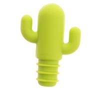 HEALLILY Bouchon de bouteille de vin réutilisable en silicone en forme de cactus pour bouteilles de vin et de boissons, joint léger fait à la main pour soda pétillant et eau