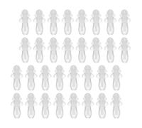 HEALLILY Bouchons D'oreille en Silicone Transparent Antibruit, Lot de 50 Paires Réutilisables, Protection Auditive pour Avion, Concerts et Sommeil, Confort Doux et Étanche